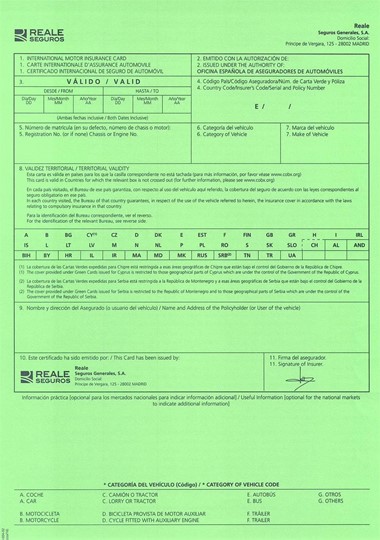 ¿Qué es la carta verde? - BLOG ¿Qué es la carta verde? - BLOG